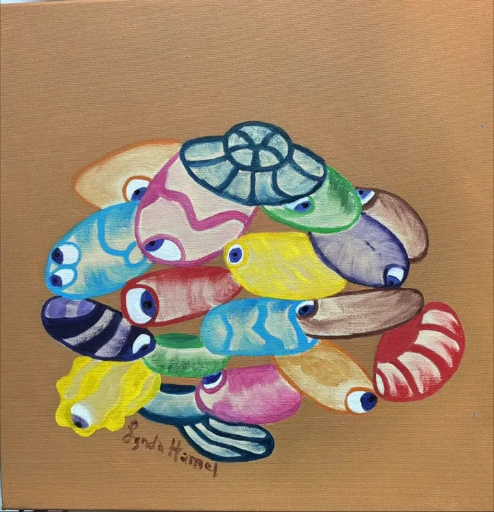 269- Je vous ai à l'oeil, artwork by Lynda Hamel
