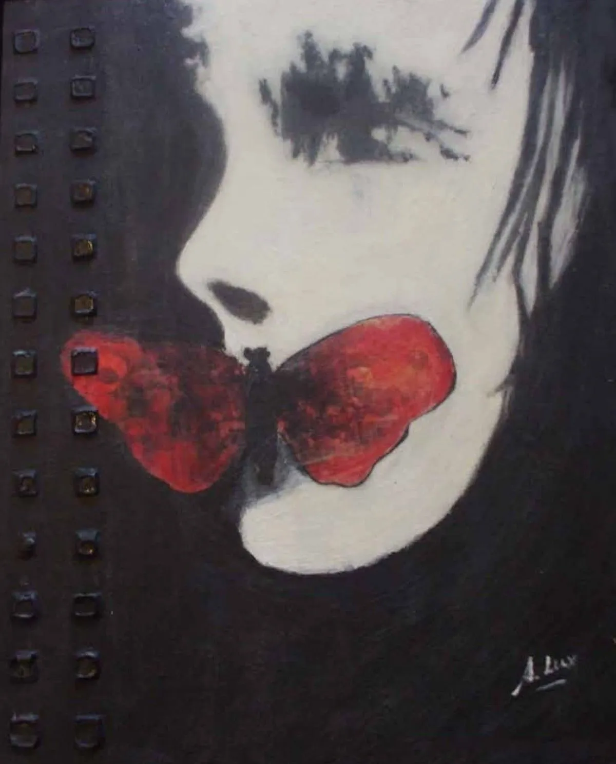 #BeingRapedNeverReported, artwork by Angèle Lux