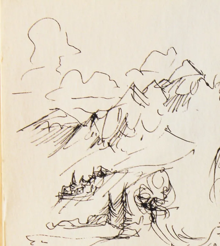 Croquis 15 secondes - Sketch 15 seconds, œuvre de Jean Bessat