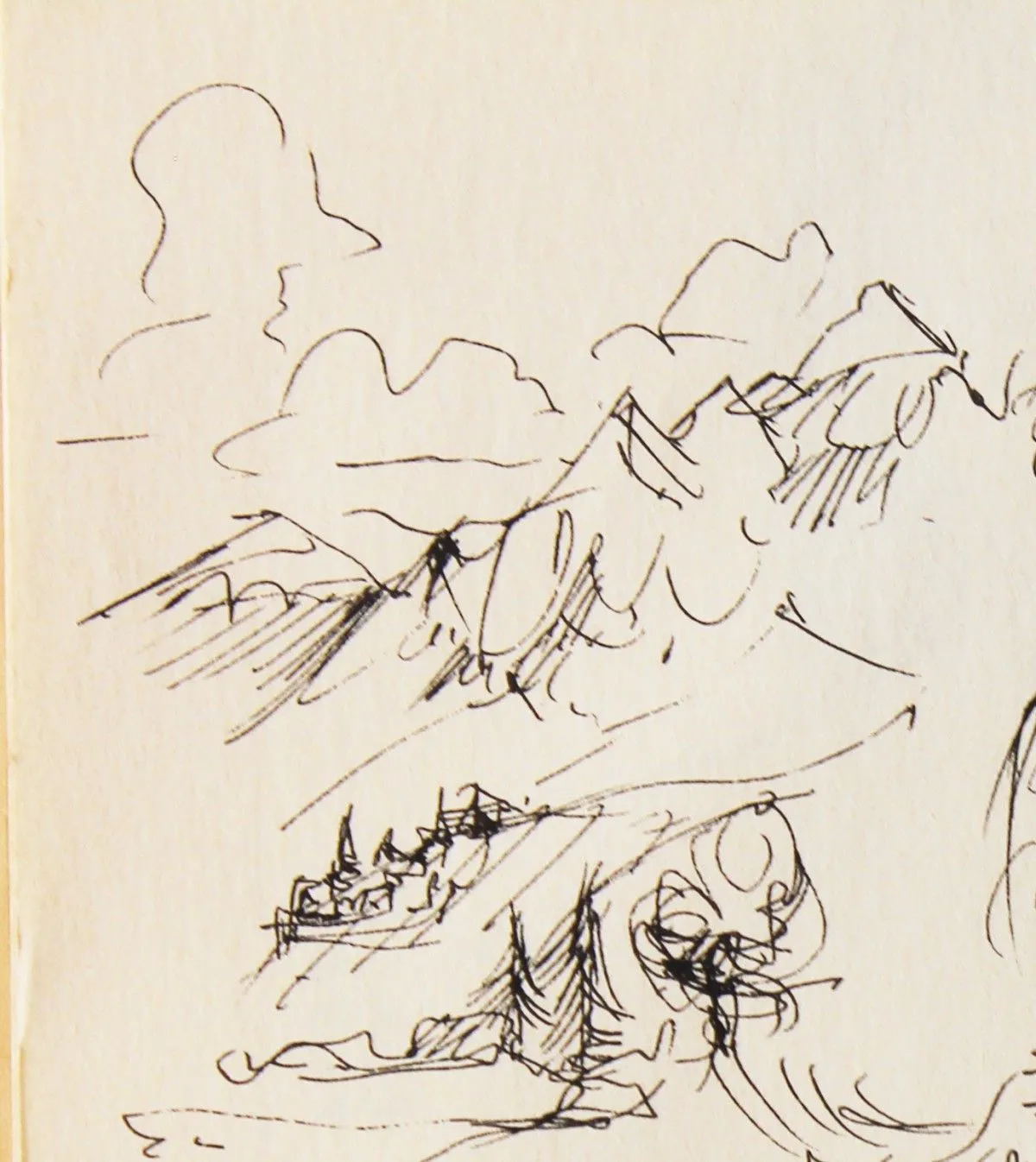 Croquis 15 secondes - Sketch 15 seconds, œuvre de Jean Bessat