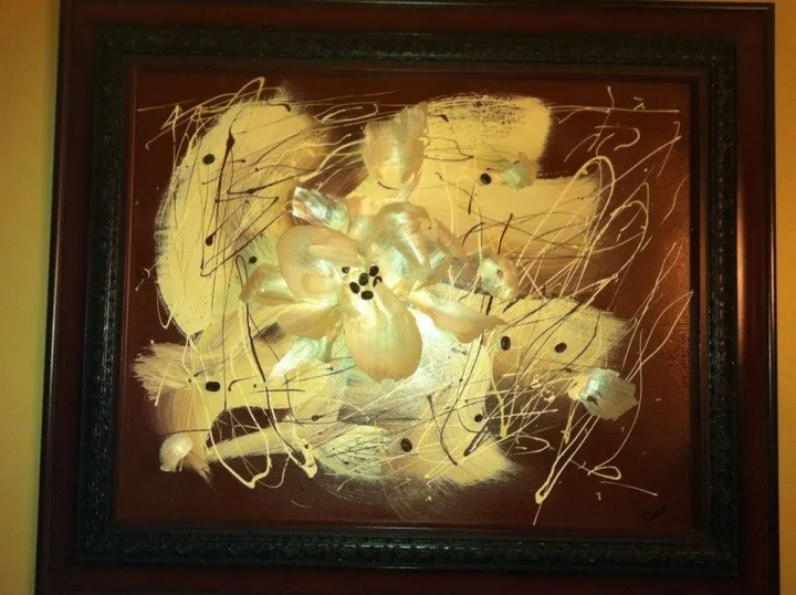 Café flore, œuvre de Muriel Gionet