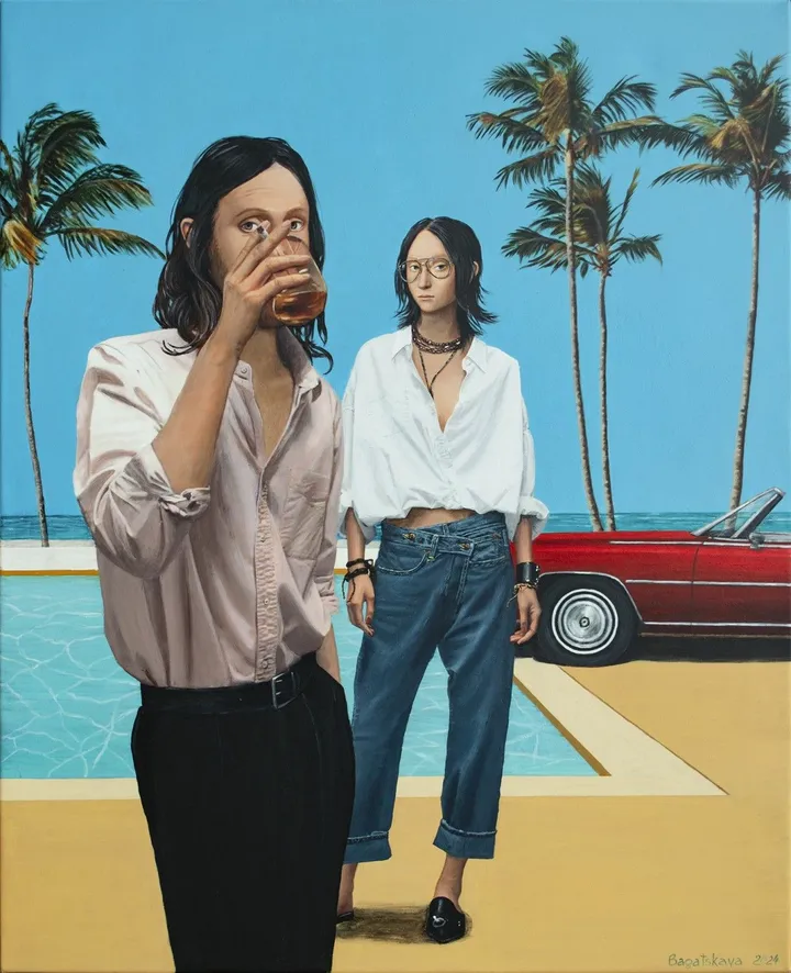 Contemporary portraits "Relax", œuvre de Nataliya Bagatskaya