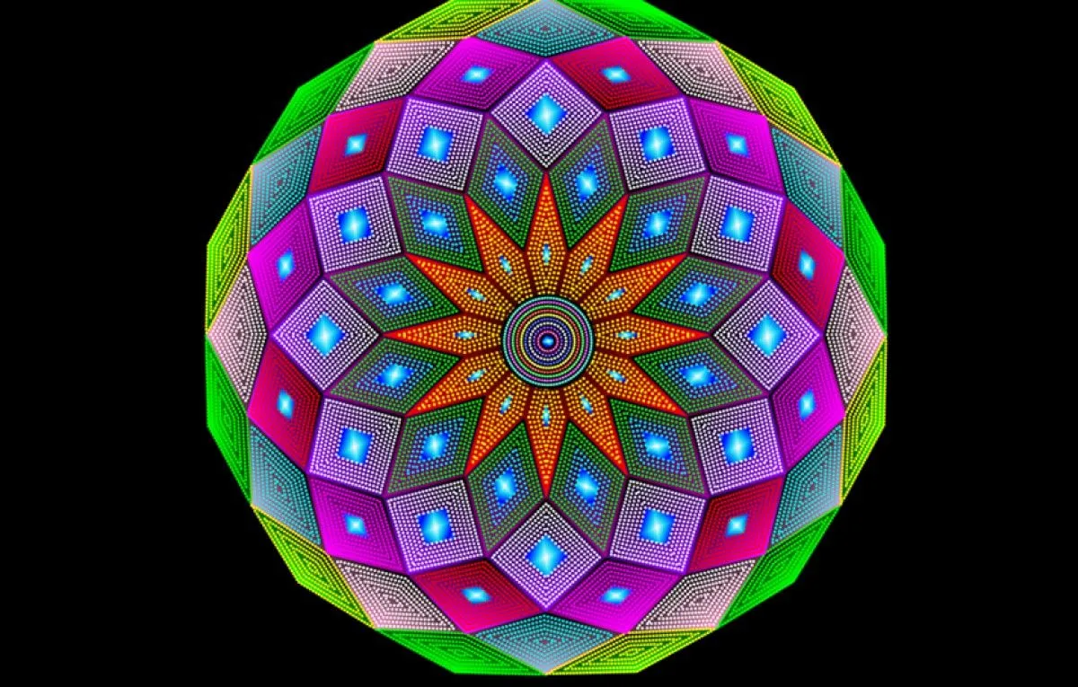 Dot Art, œuvre de Luthrasena Shanmugam