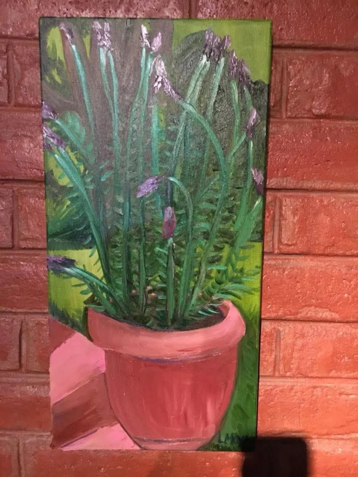 Lavender, artwork by Ligia Moya