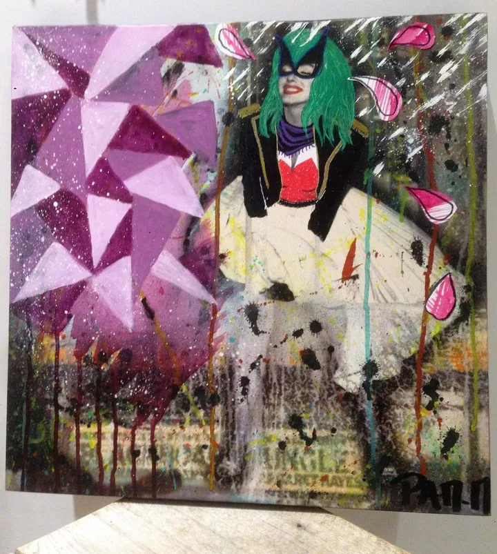 CRAZY MARYLINE, œuvre de PAM. M