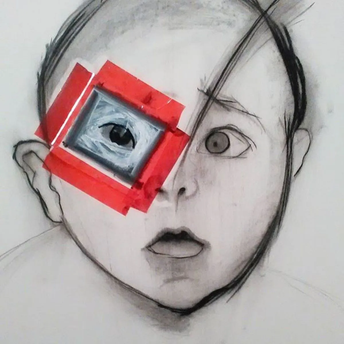 Dreaming child series no.2, artwork by Filip Dacevac