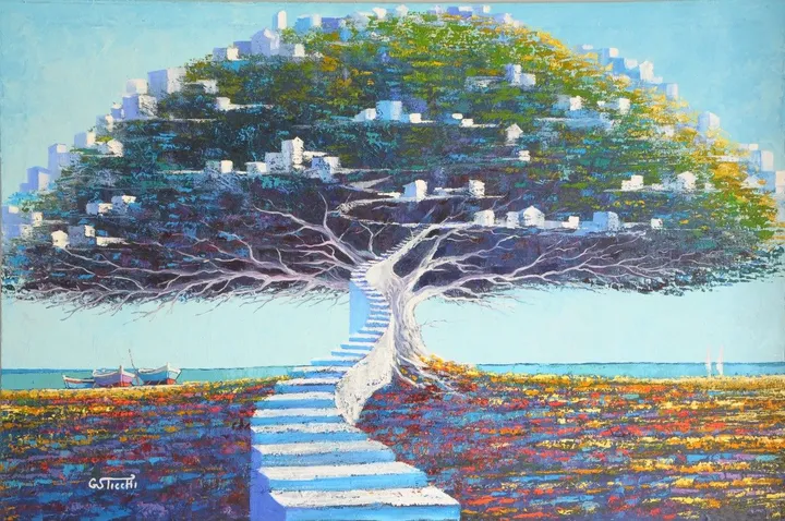 L'isola, œuvre de Giuseppe Sticchi