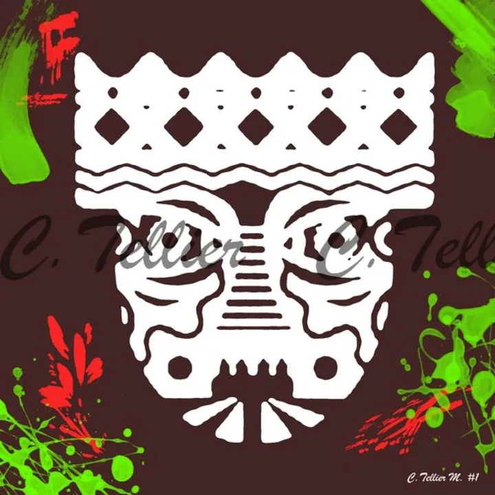 Masques Africain, œuvre de Tellier Christophe