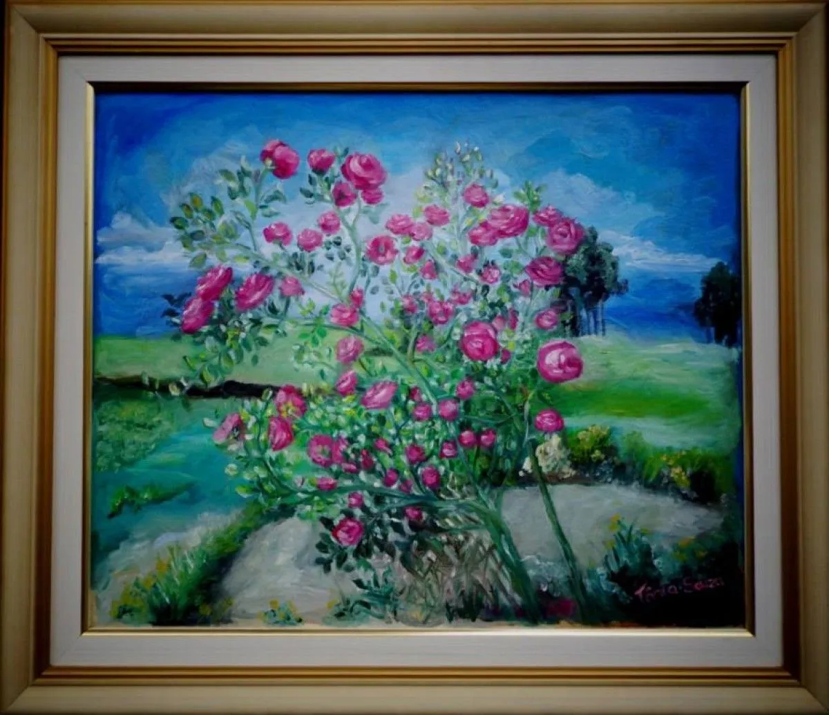 Taquile´s Roses, œuvre de Tânia Maria de Souza