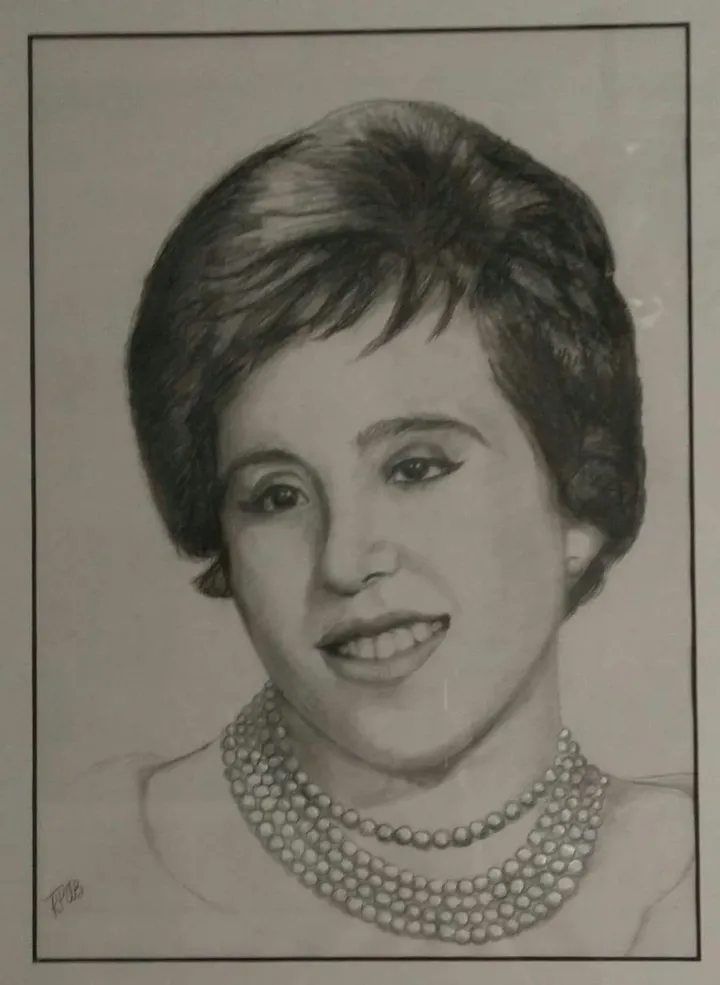 Retrato de una Dama., œuvre de Rosa María Brenes