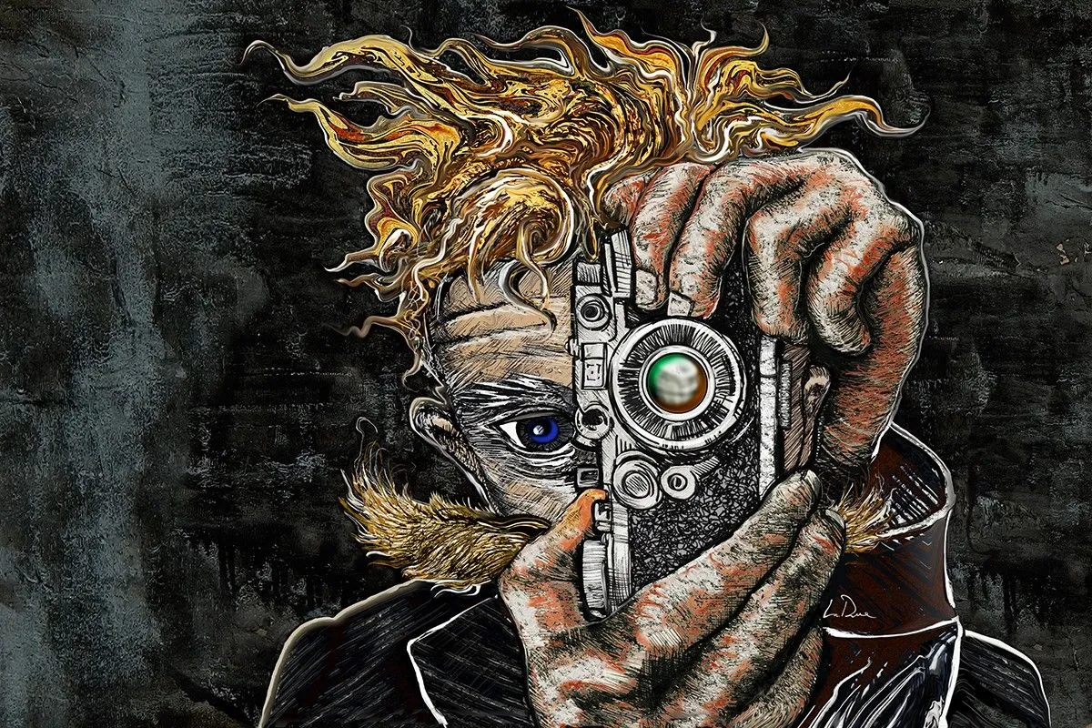 Retro Hipster Selfie, œuvre de Doug LaRue