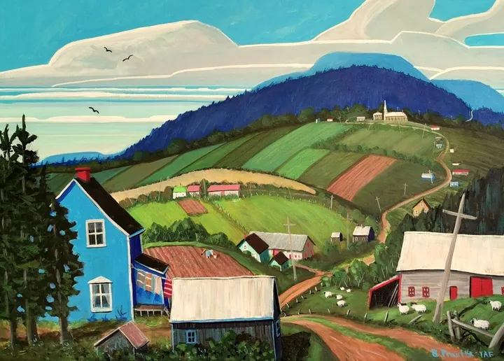 10 moutons, etc..., artwork by Bernard Proulx
