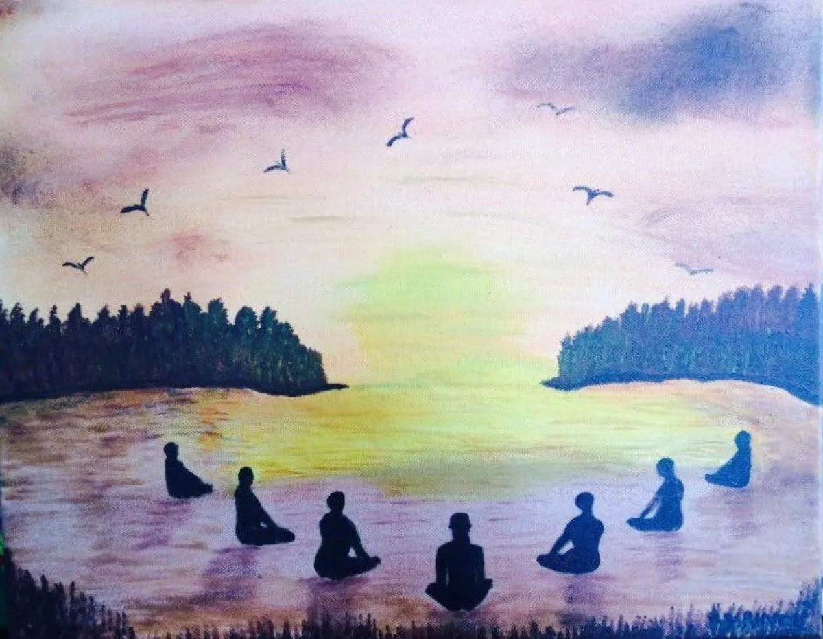 Méditation, artwork by Viviane RINCK