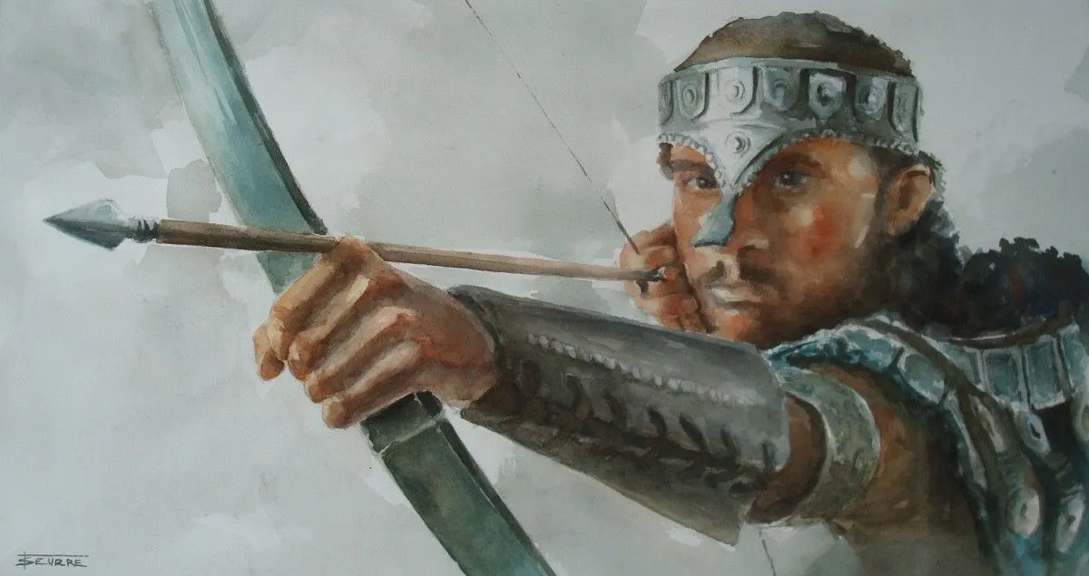 L'archer, artwork by Thierry Seurre