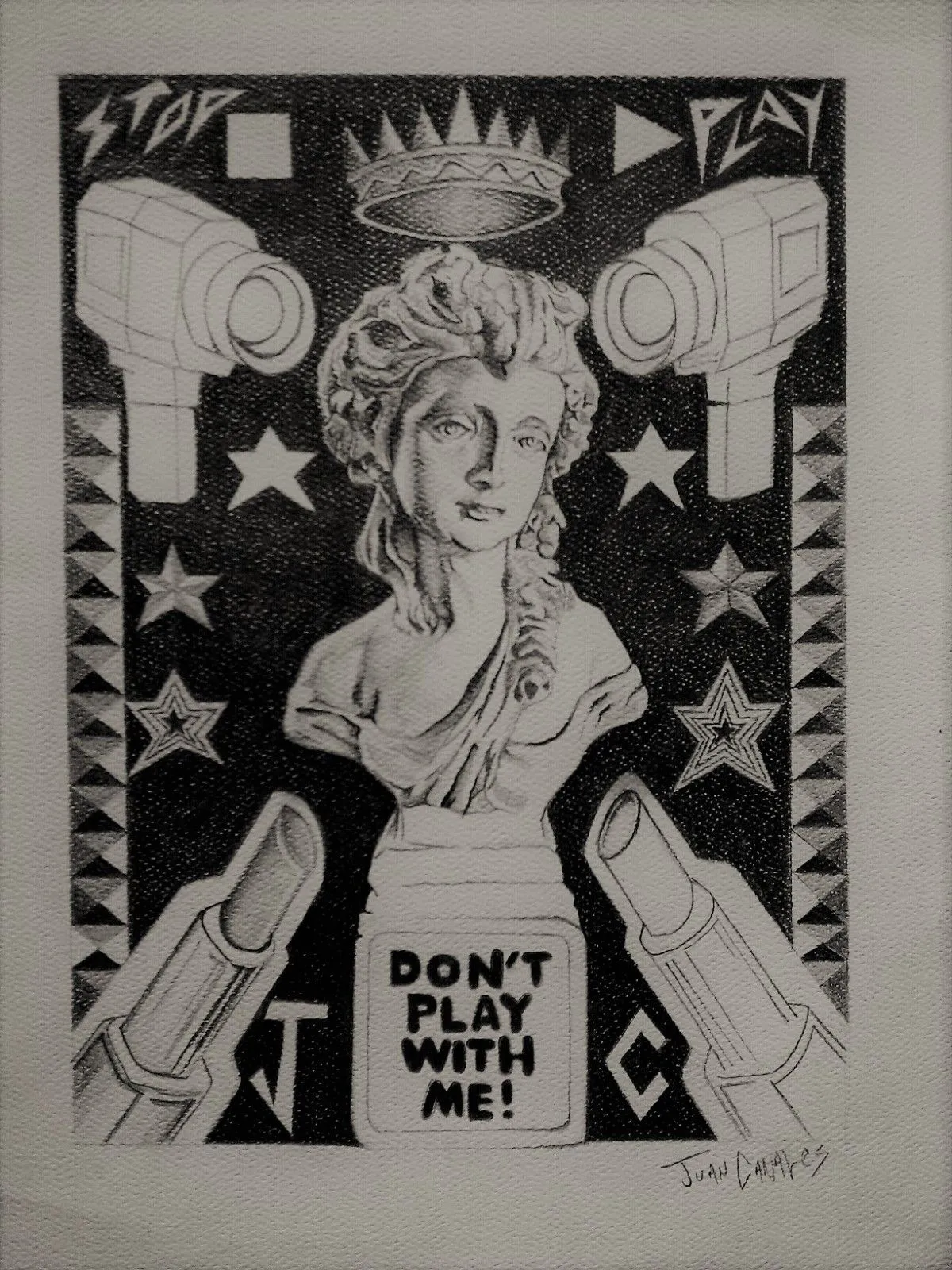 DON´T PLAY WITH ME, artwork by JUAN CANALES