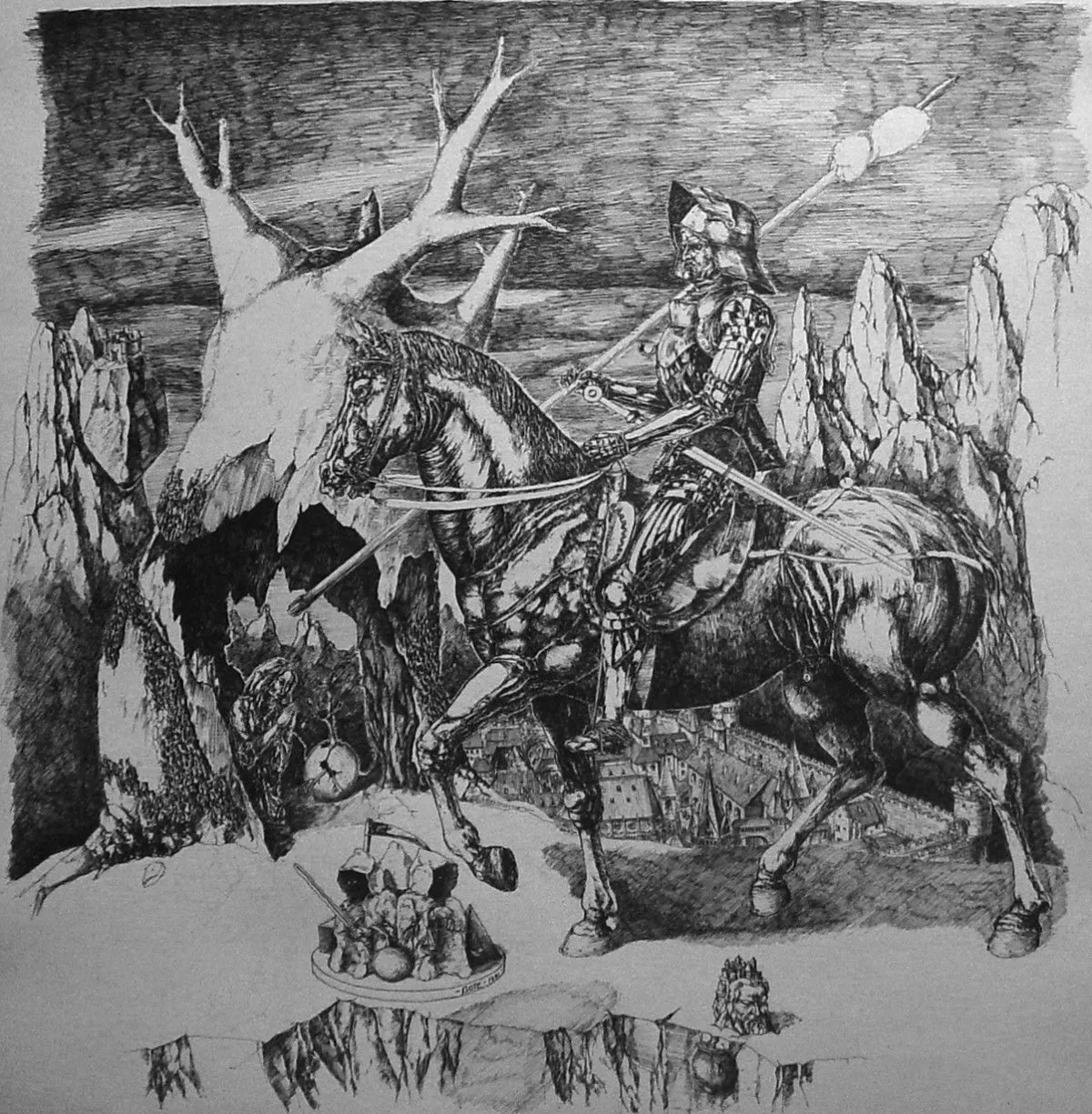 Durer knight, œuvre de Dragos Botezat