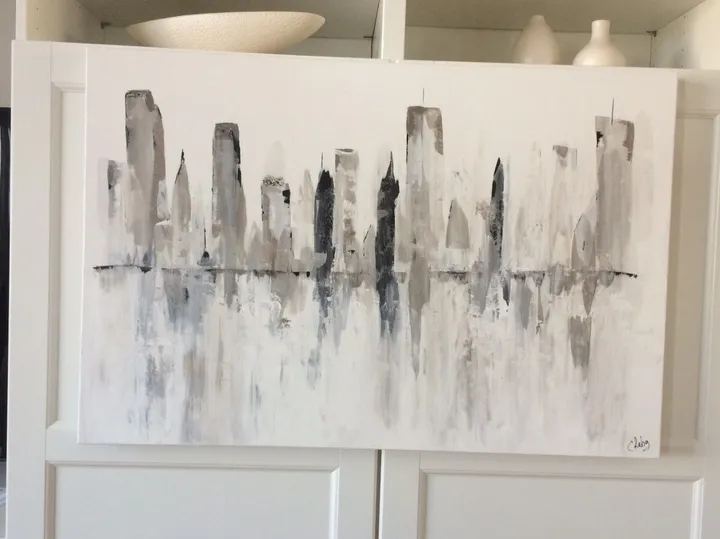 In the city, œuvre de Chantal Paquette
