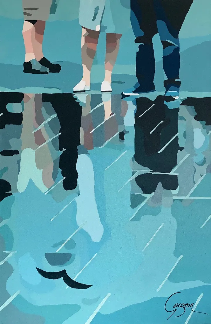 Réflexion, artwork by Lynda Gagnon