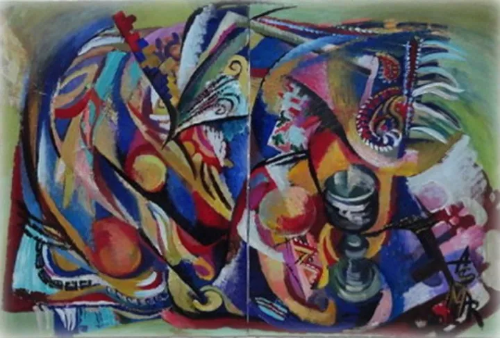 Diptych.Still Life, œuvre de QGallery