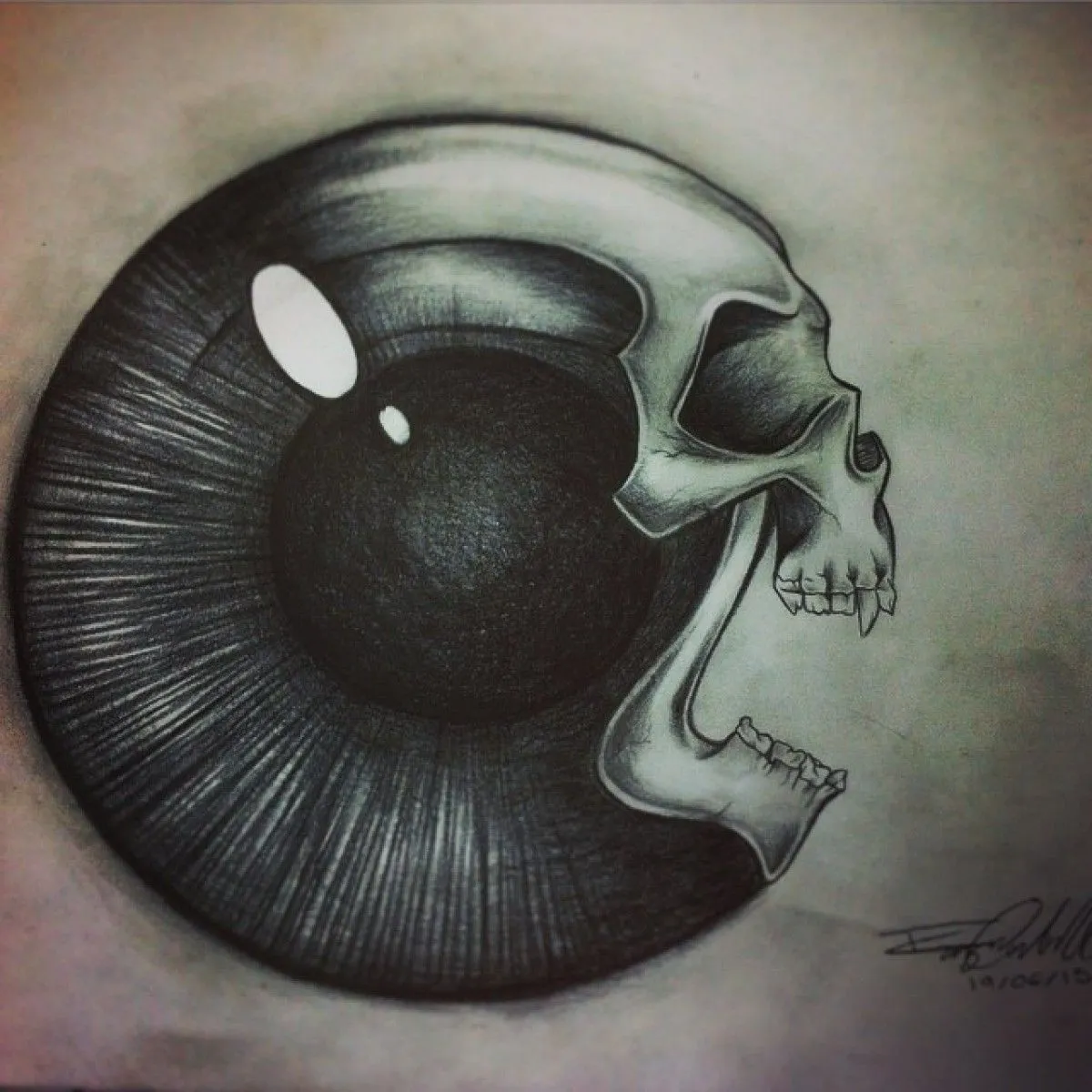 Death Blinks First, artwork by Raiza Carballo