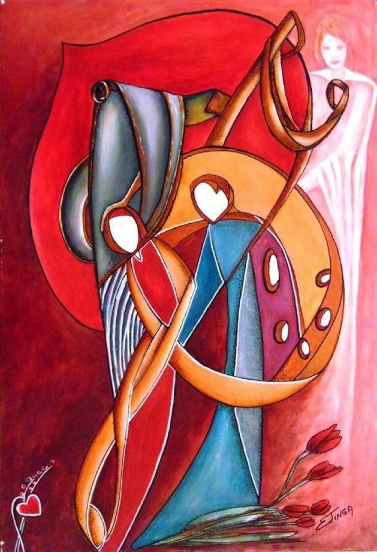 Banners of Love, œuvre de Elena Tinga