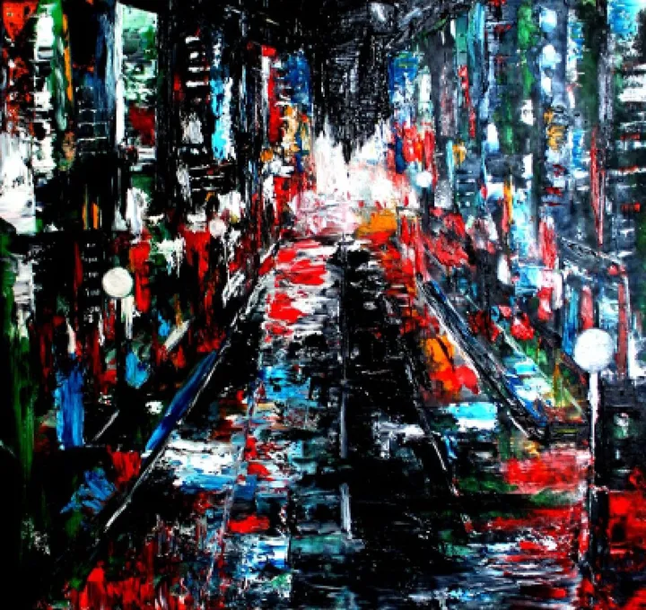 Nocturne, artwork by Johanne Hebert Coulombe
