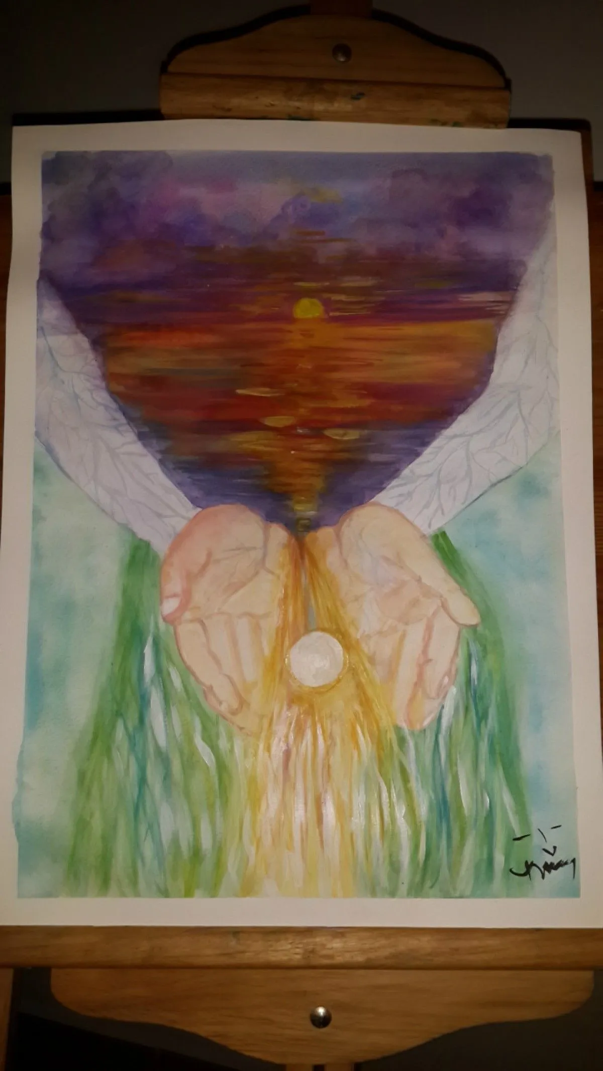 Moonthrough, artwork by Carmen Popescu