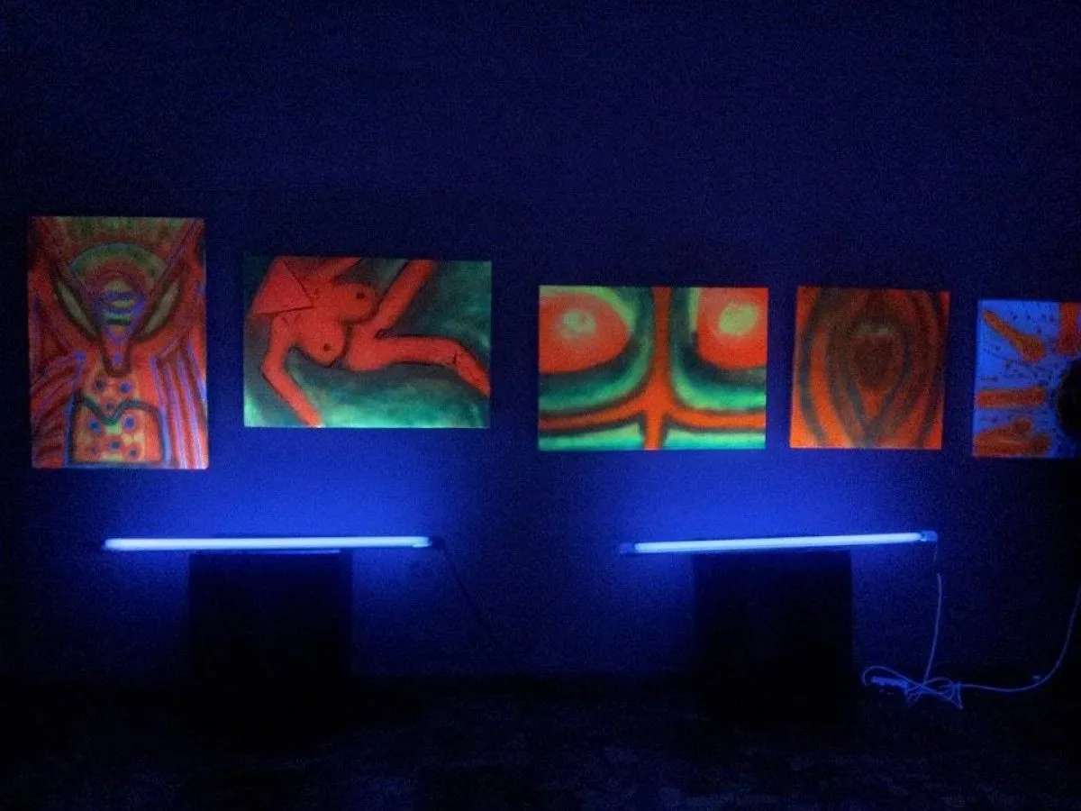 exhibition "Delir Nokturn 2", artwork by Avdor Kodhima