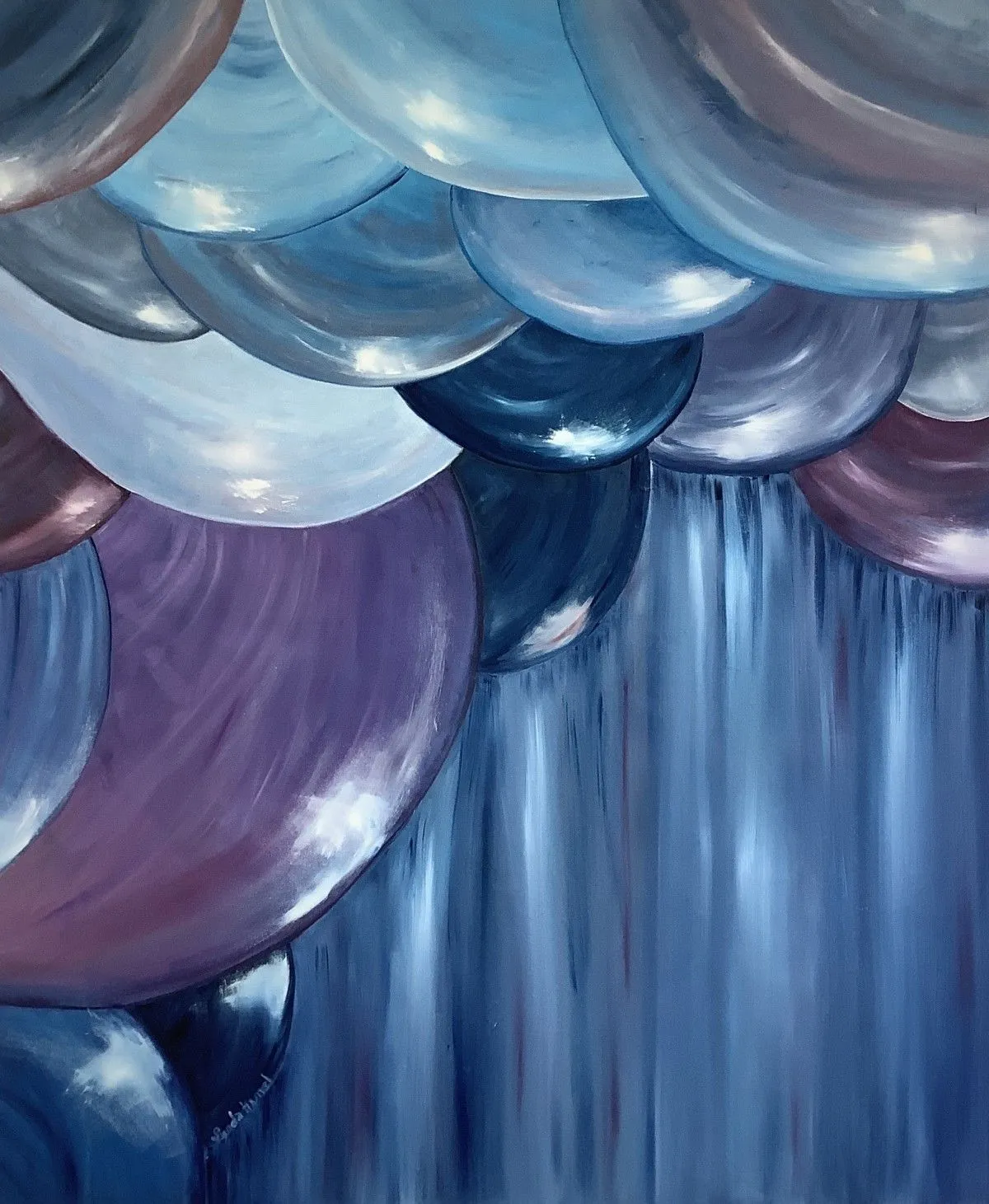 227-  Dernière scène, œuvre de Lynda Hamel