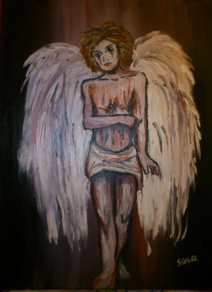Fallen Angel, œuvre de Marilena Pitsinaka