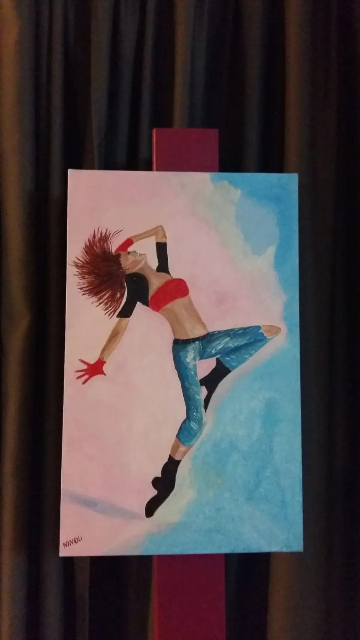 N° 22   Hip hop, œuvre de Jean-Michel FRAMERY