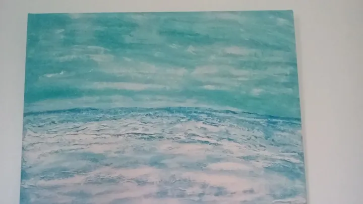 paysage de mer, œuvre de Maryline Jouve