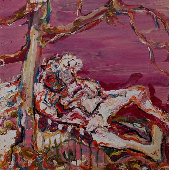 Le repos., artwork by Charaf El Ghernati