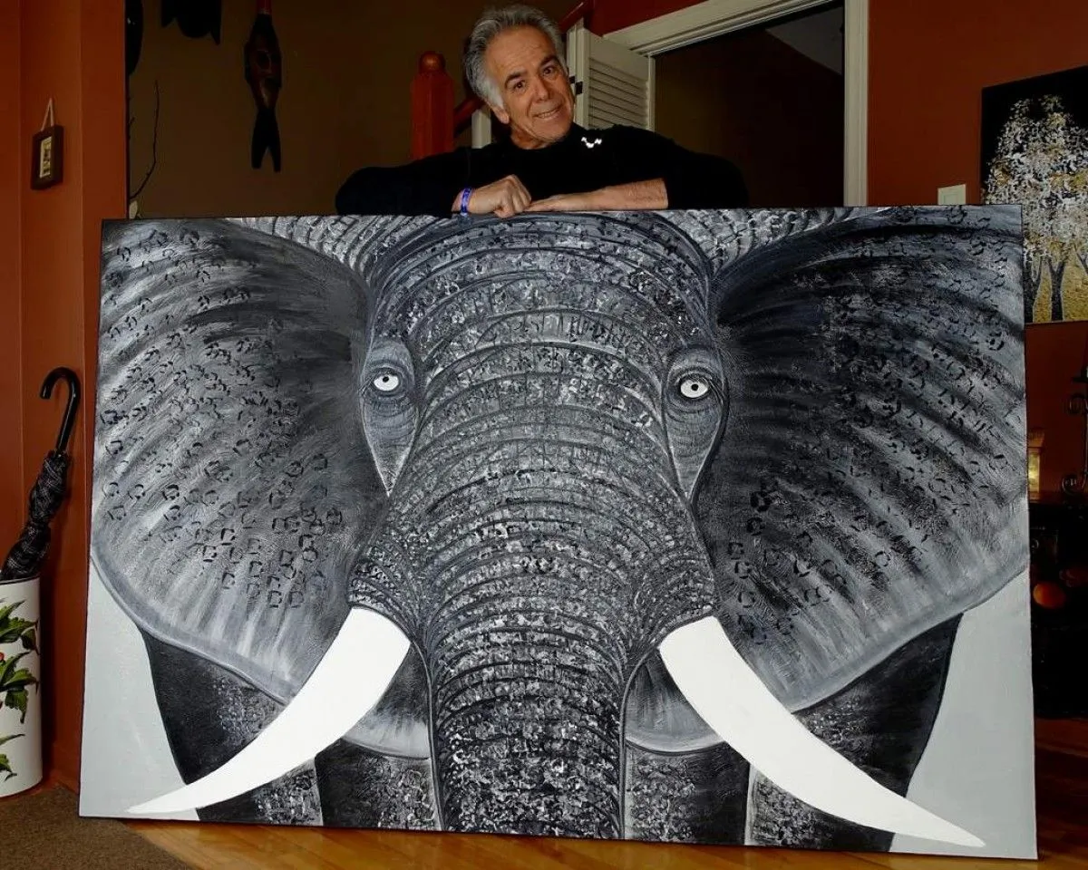AIMEZ-VOUS LES ÉLÉPHANTS, œuvre de Galerie d'Art Lego