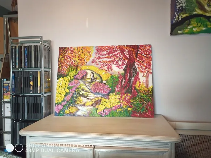 Explosion printanière, œuvre de Siro Delphine