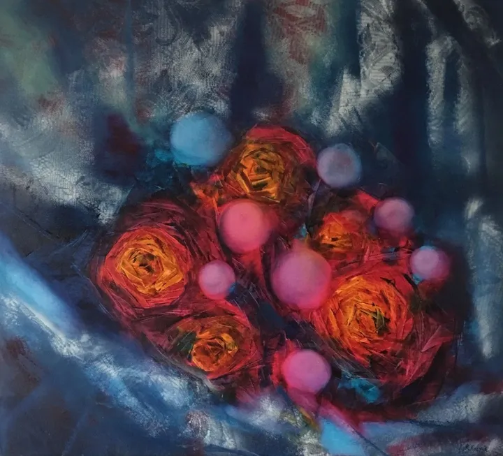 Flowers and Pearls, œuvre de Khrystyna Kozyuk