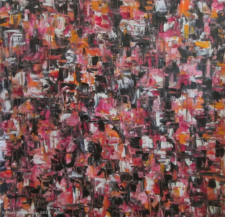 Labyrinthe 6 (Détour automatiste) 6, artwork by Maryse Lapointe