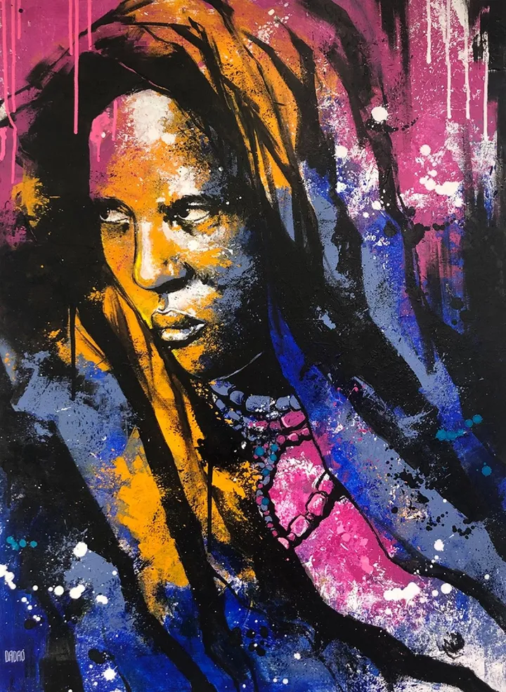 Sombre regard, œuvre de La Main Libre