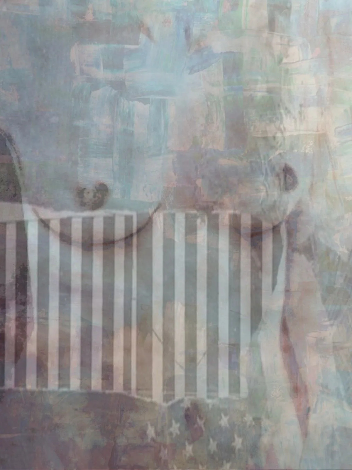 NUDE IN STATES, artwork by Angèle Lux