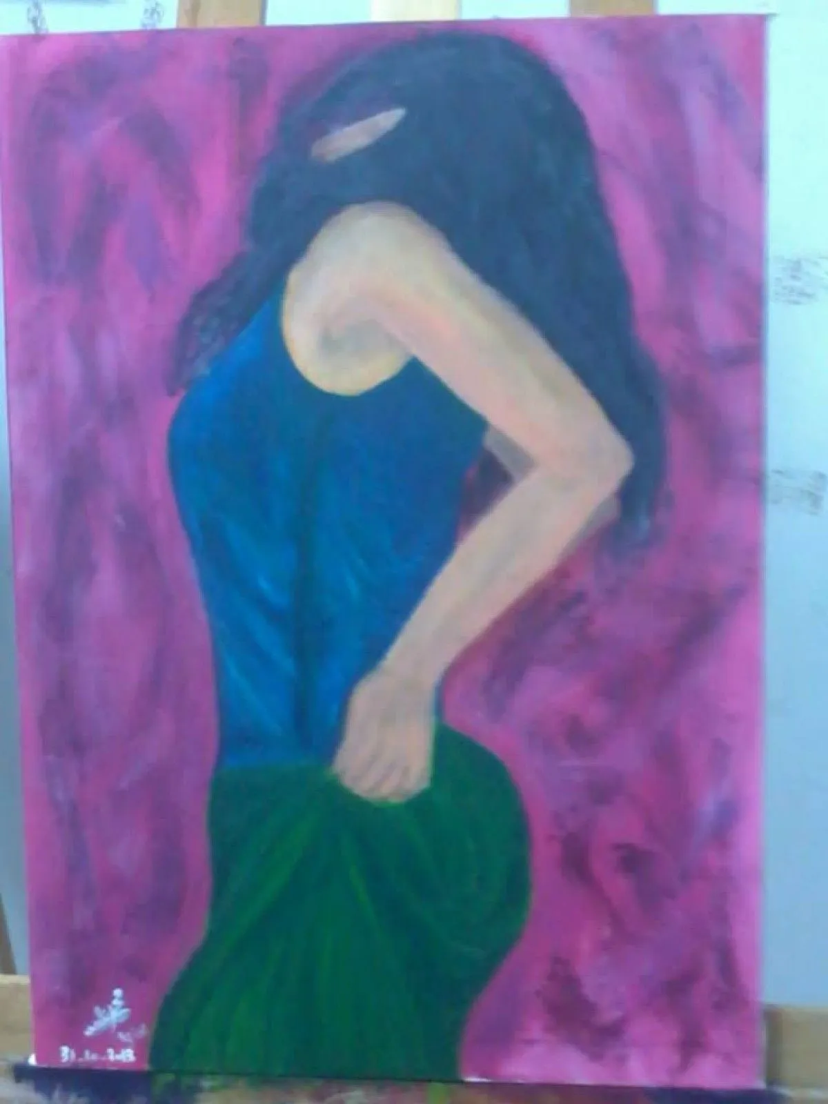 Woman, artwork by walid jaziri