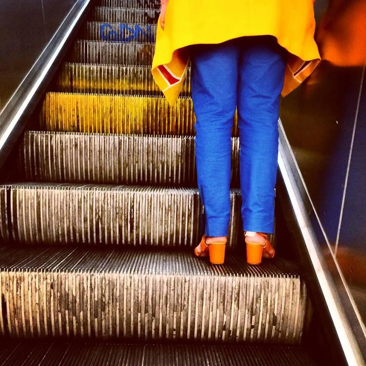 YelloW Blue, artwork by Milia Blkn
