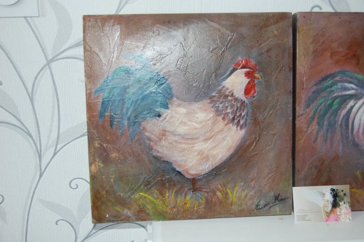 coq, œuvre de aurore mirabells
