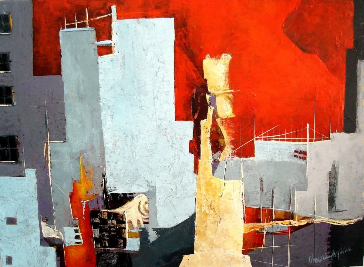 August in Athens, artwork by Urania Mytika