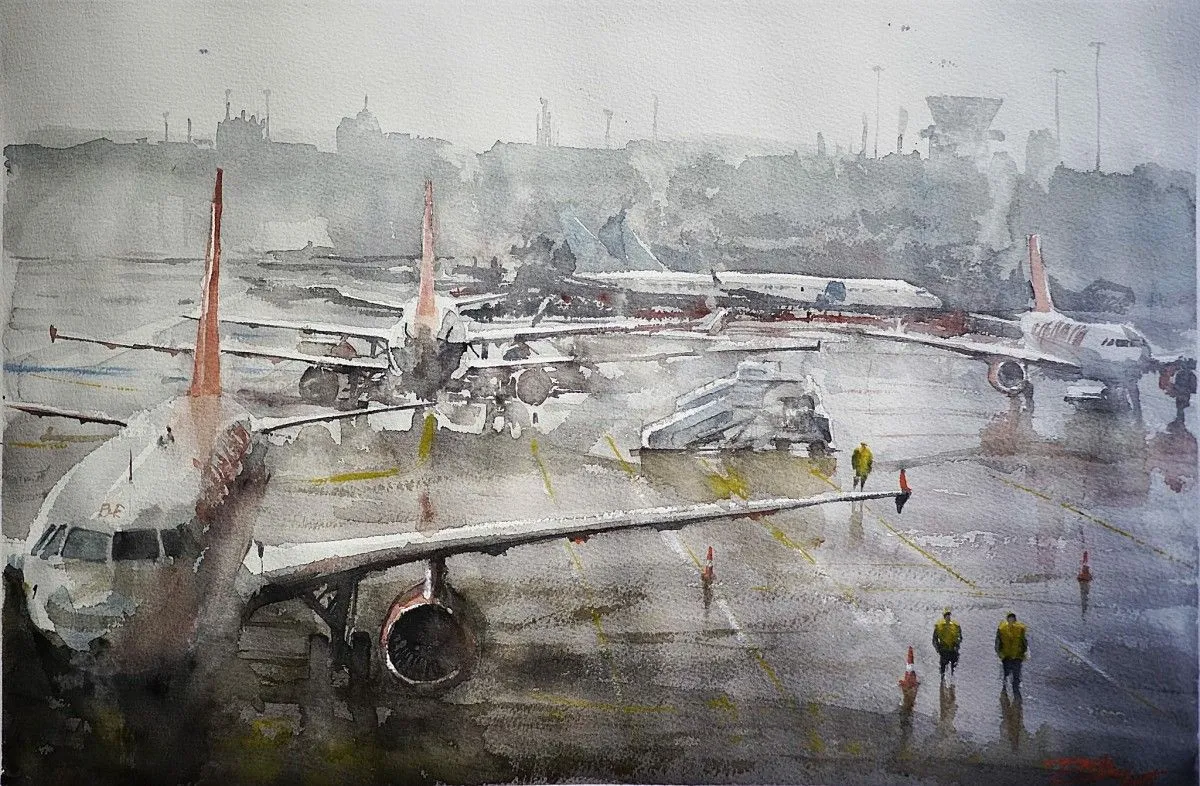 "Bad weather", artwork by Daniliuc Alin