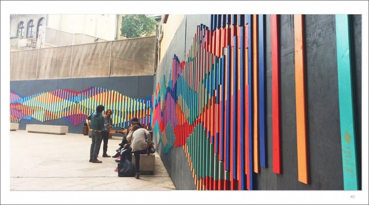 Mural Carro del Cielo, œuvre de Sol Guillon