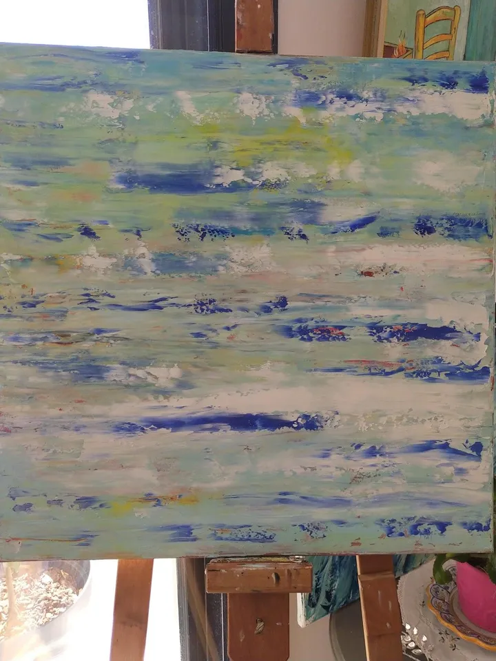 Numéro 1 Bleu, artwork by annick Ayoul