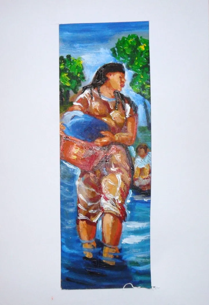 LAVANDERAS, artwork by Rosa María Brenes