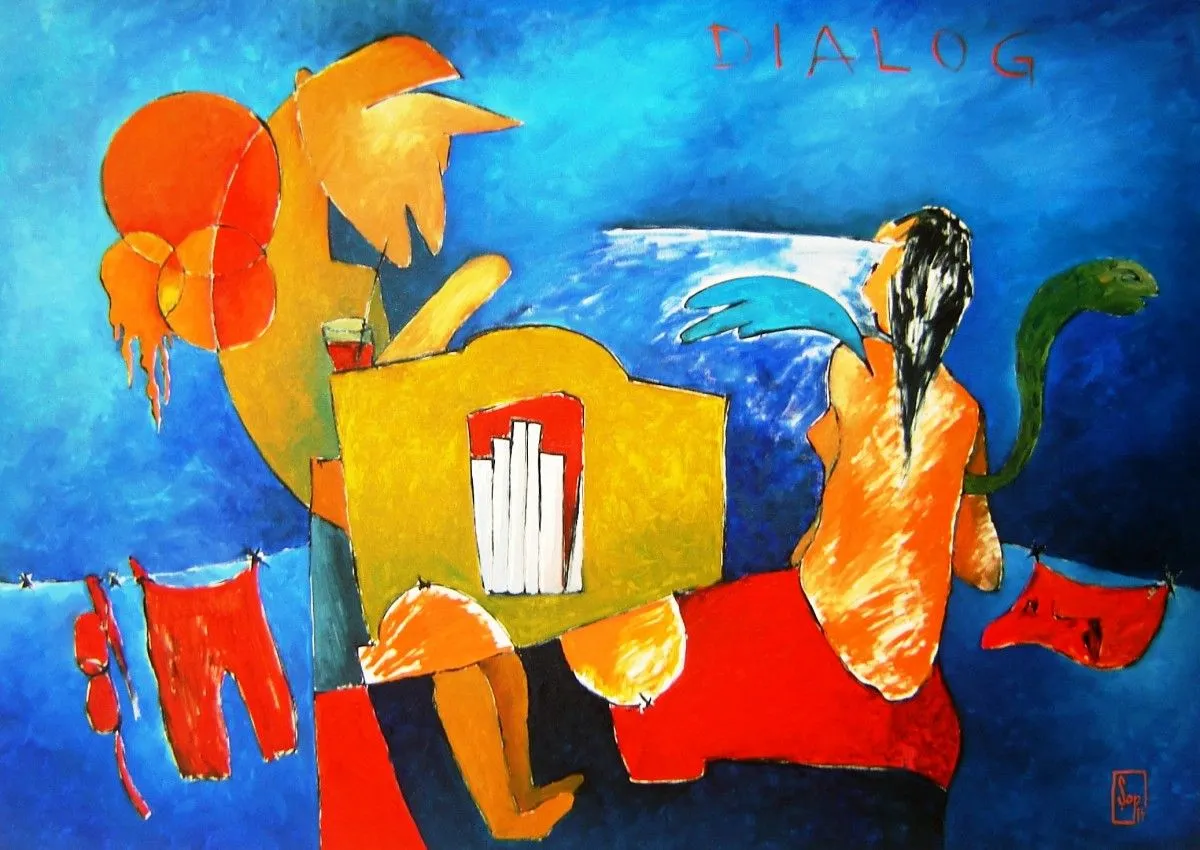 DIALOG, artwork by Liviu Soptelea