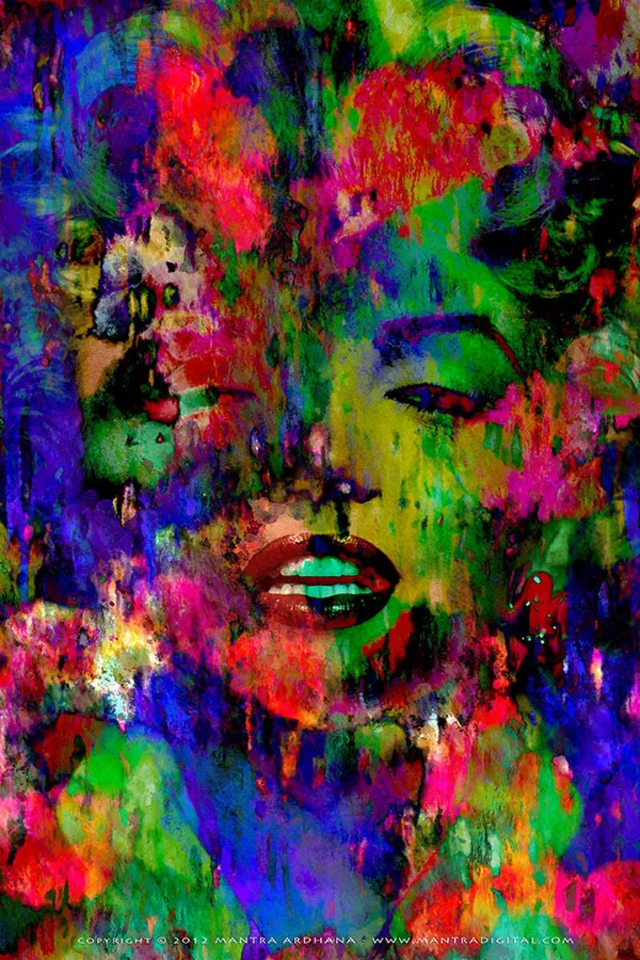 ALL ABOUT EVE - [ Marilyn Monroe ], œuvre de Mantra Ardhana