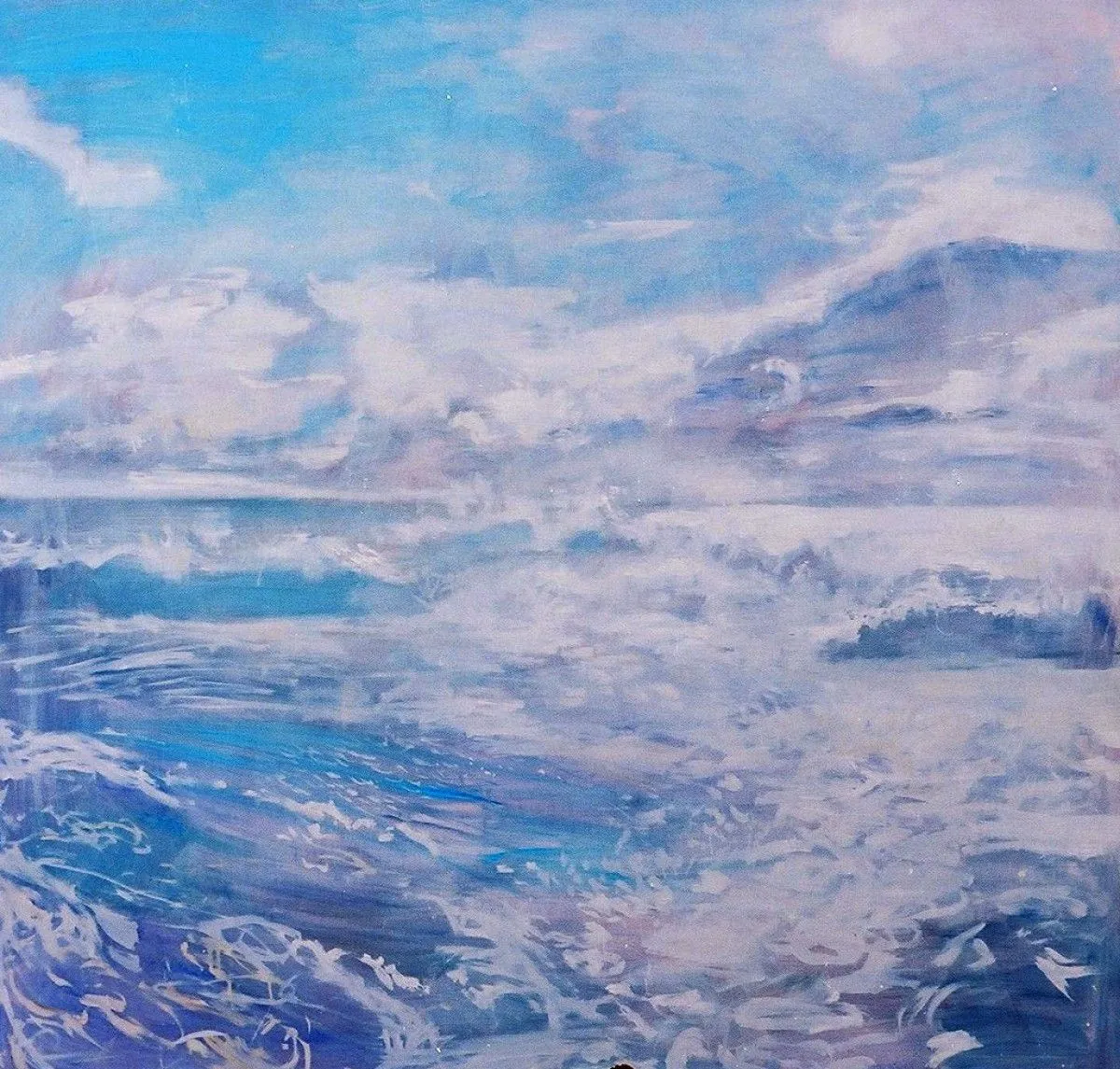 The blue sea, œuvre de Dragos Botezat